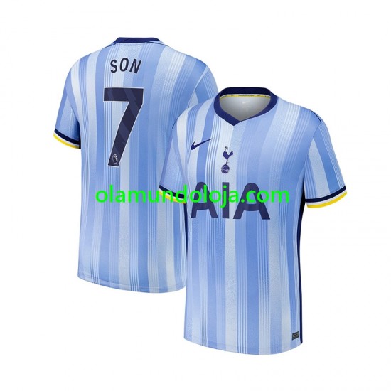 Camisola Tottenham Hotspur Son Heung-Min 7 Homem Equipamento Segundo 2024-2025 Manga Curta